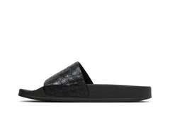 Balmain Calypso Embossed Slide Black