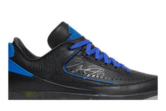 Off White x Air Jordan 2 Retro Low SP Black Varsity Royal