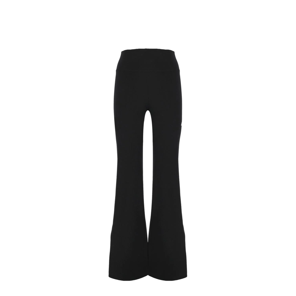 Black Activewear Flared Slim Lounge Pants