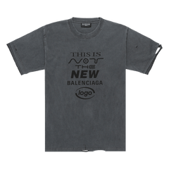 Balenciaga Organic Cotton T-Shirt Black