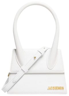Jacquemus The medium Chiquito Leather handbag White