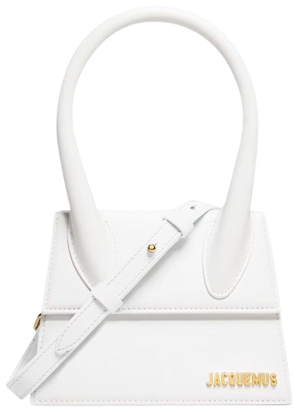 Jacquemus The medium Chiquito Leather handbag White