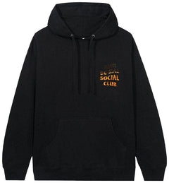 Anti Social Social Club A Fire Inside Flame Hoodie Black
