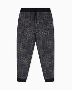 EA7 Regular fit pants Logo Series in cotton-blend jersey
