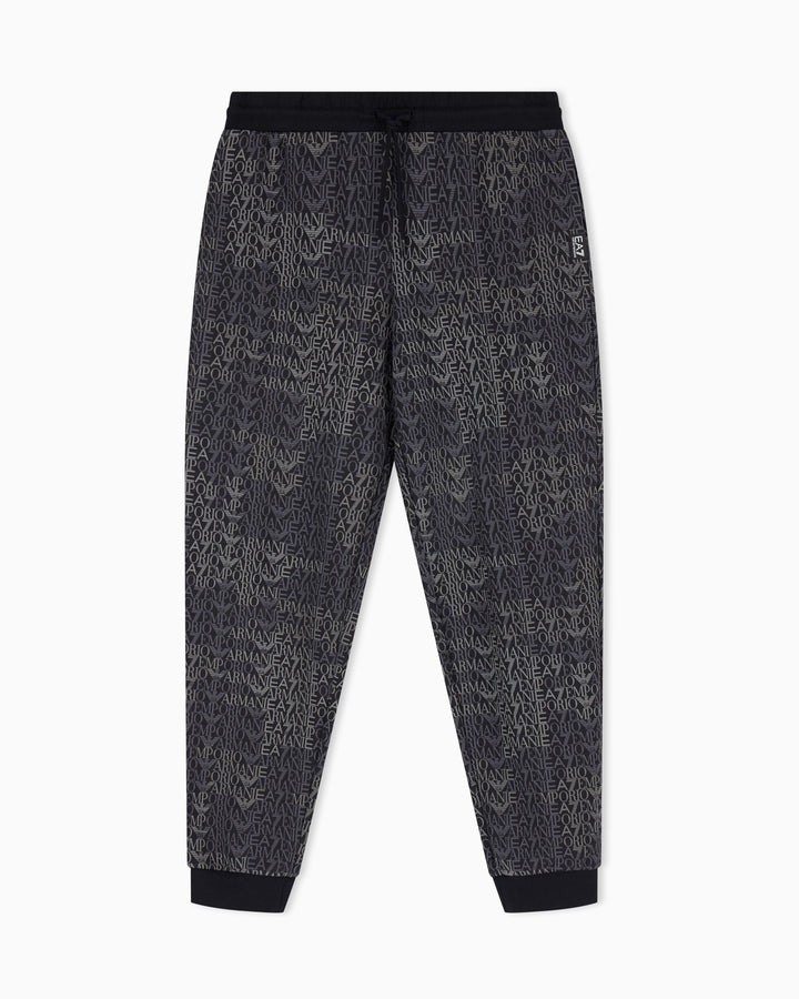 EA7 Regular fit pants Logo Series in cotton-blend jersey