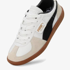 PUMA PALERMO LTH { PUMA WHITE-VAPOR GRAY-GUM