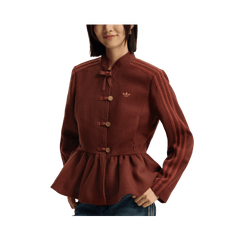 adidas Womens Chinese New Year CNY Jacket Brown Red