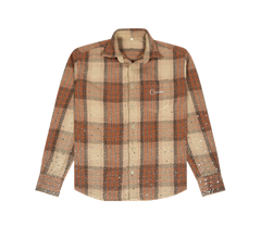 CERISE RHINESTONE FLANNEL