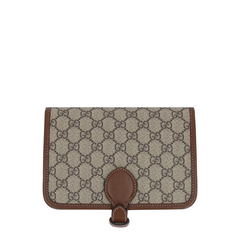 Horsebit 1955 Leather Card Case Wallet - Brown
