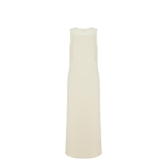 Ivory Wool Blend Dress