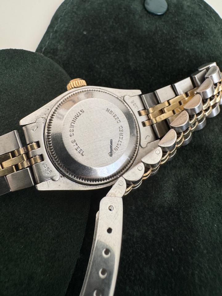 Rolex | Datejust | 6917 | Gold/Steel | 26 mm | Yellow gold | Champagne
