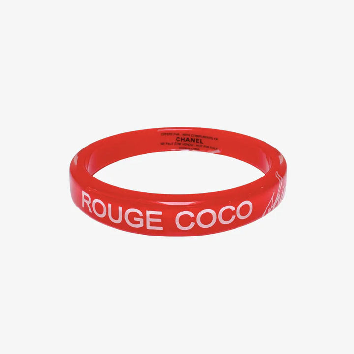 JW784 - CHANEL Pink Acrylic Rouge Coco Shine Bracelet