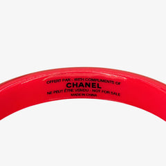 JW785 - CHANEL Pink Acrylic Rouge Coco Shine Bracelet