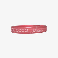 JW783 - CHANEL Pink Acrylic Rouge Coco Shine Bracelet