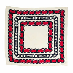 RC457 - CHANEL Vintage Silk Scarf
