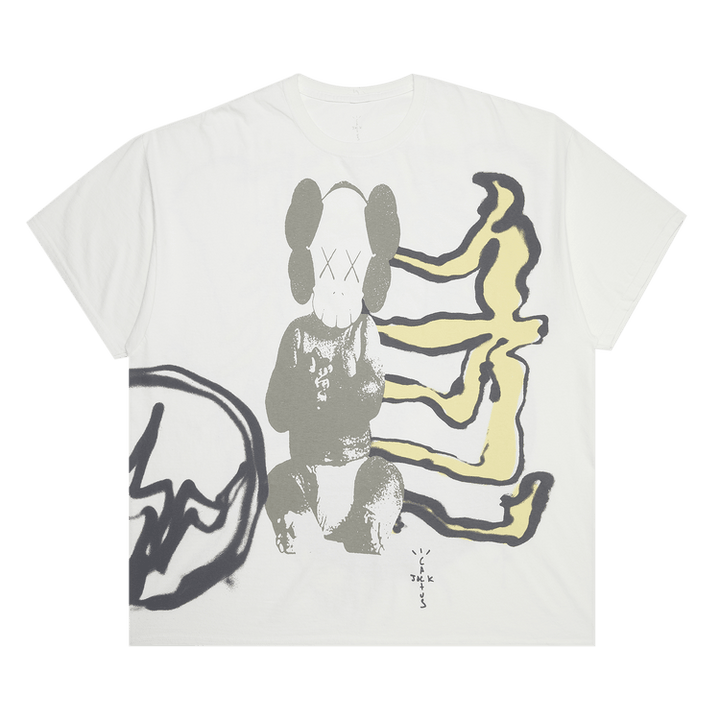 Cactus Jack by Travis Scott x KAWS For Fragment T-Shirt Vintage Wash
