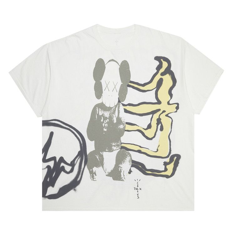 Cactus Jack by Travis Scott x KAWS For Fragment T-Shirt Vintage Wash