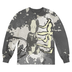 Cactus Jack by Travis Scott x KAWS For Fragment Long-Sleeve T-Shirt Tie Dye