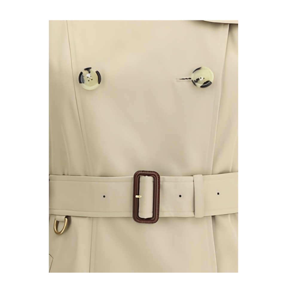 Chelsea Cotton Trench Coat - Beige
