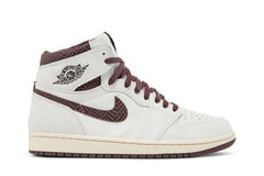 NIKE AIR JORDAN 1 HIGH X A MA MANIÉRE Off White AND BURGUNDY