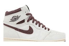 NIKE AIR JORDAN 1 HIGH X A MA MANIÉRE Off White AND BURGUNDY