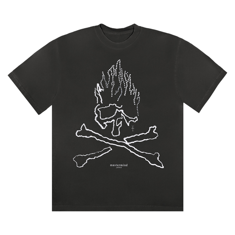 Cactus Jack by Travis Scott For Mastermind Skull T-Shirt Black