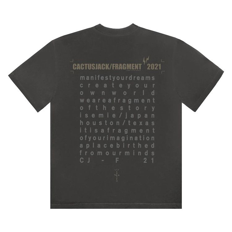 TRAVIS SCOTT x CACTUS JACK x FRAGMENT CREATE T-Shirt