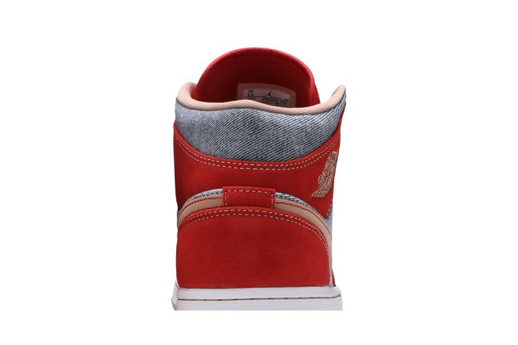 Air Jordan 1 Mid Blue Red