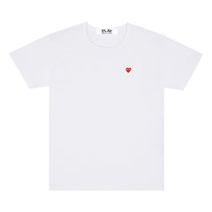 Comme des Garçons PLAY Small Heart T-Shirt White