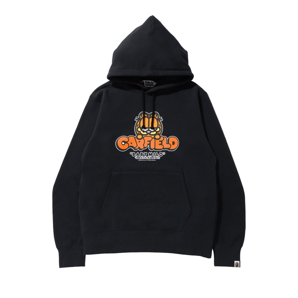 BAPE x Garfield Pullover Hoodie Black
