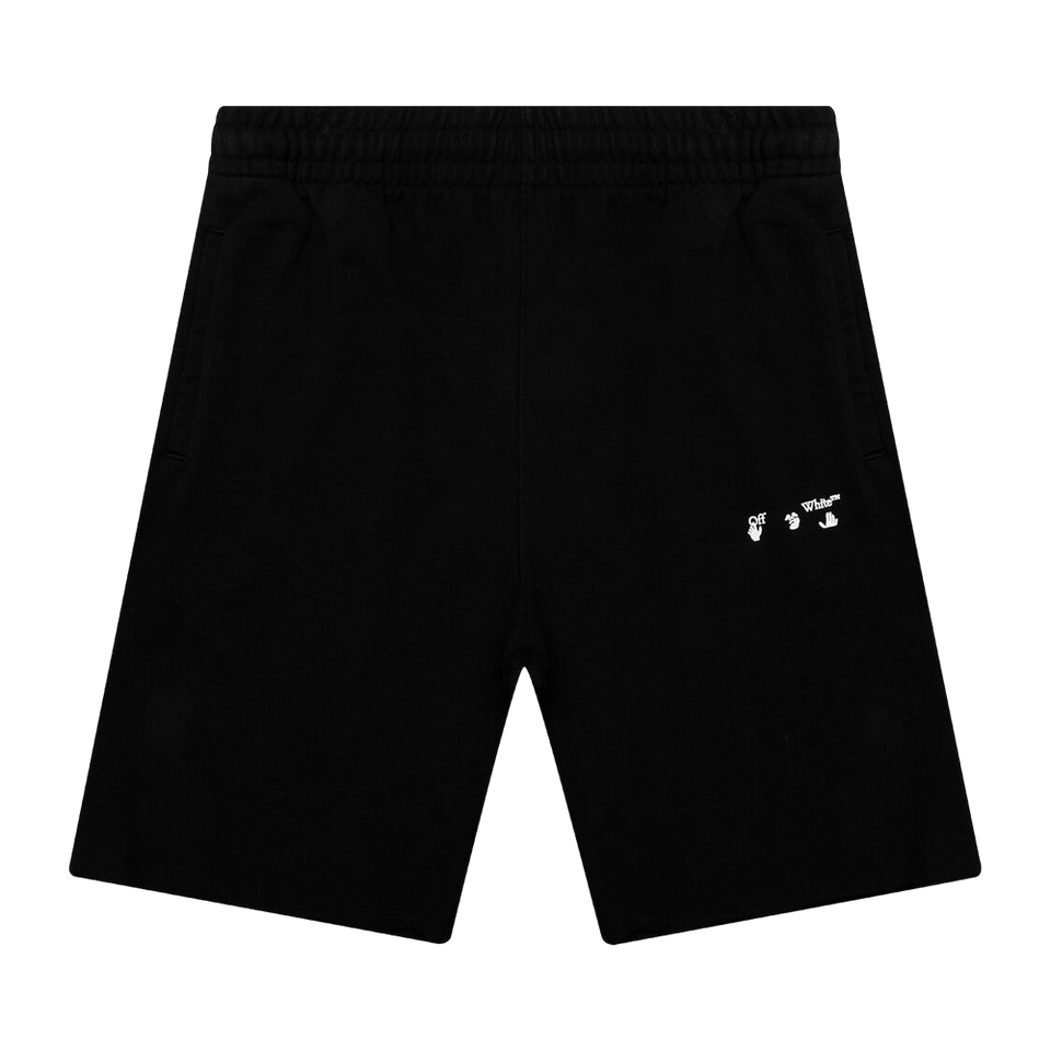Off-White Logo Sweatshorts Black/White