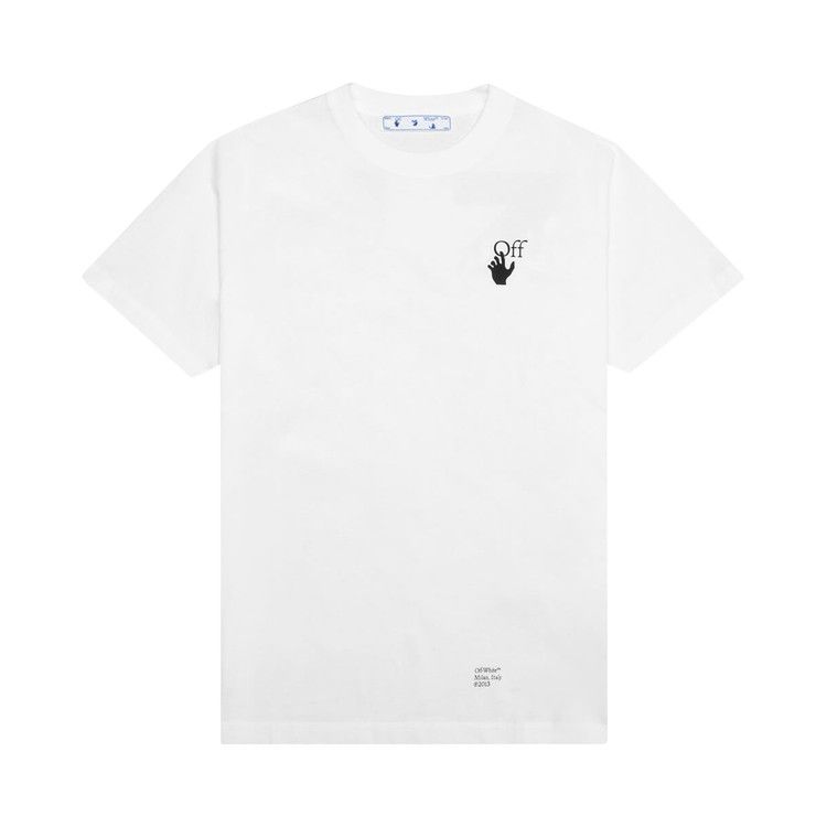 Off-White Caravaggio Arrow Slim T-Shirt White/Black