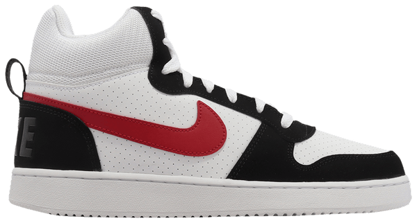 Nike Court Borough Mid White Red Black