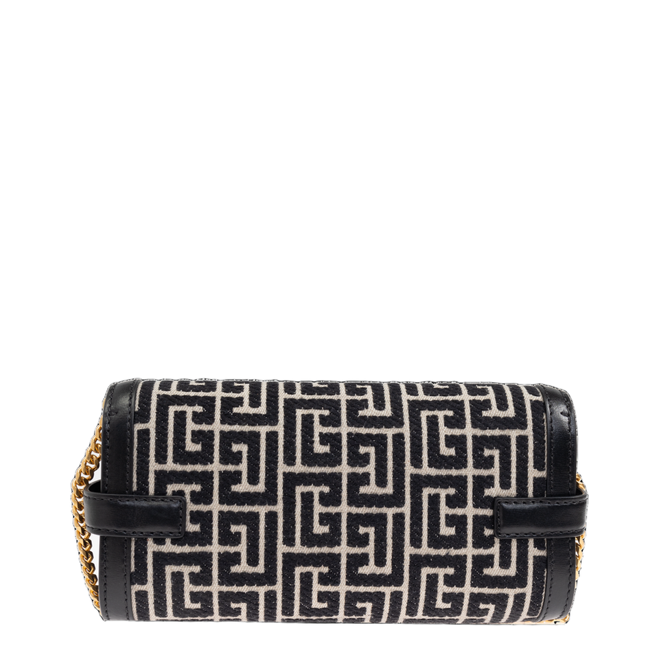 B-Buzz Pouch 23 in Monogrammed Jacquard Canvas and Leather