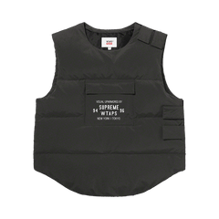 Supreme x WTAPS Tactical Down Vest Black