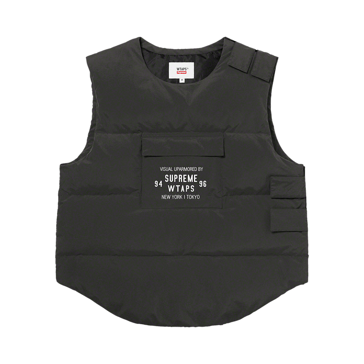 Supreme x WTAPS Tactical Down Vest Black