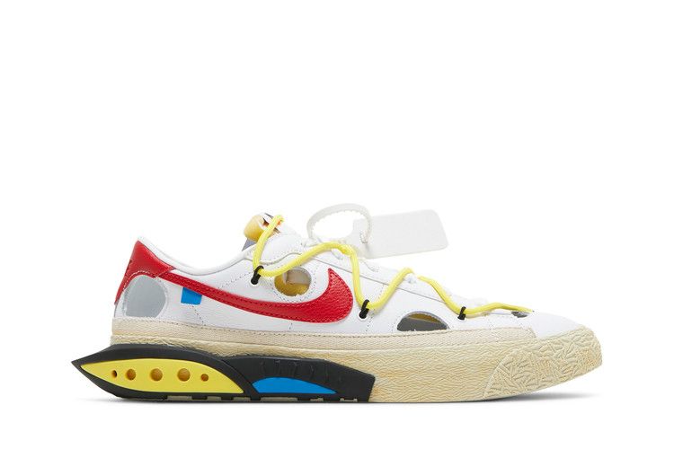 Off White x Nike Blazer Low White University Red