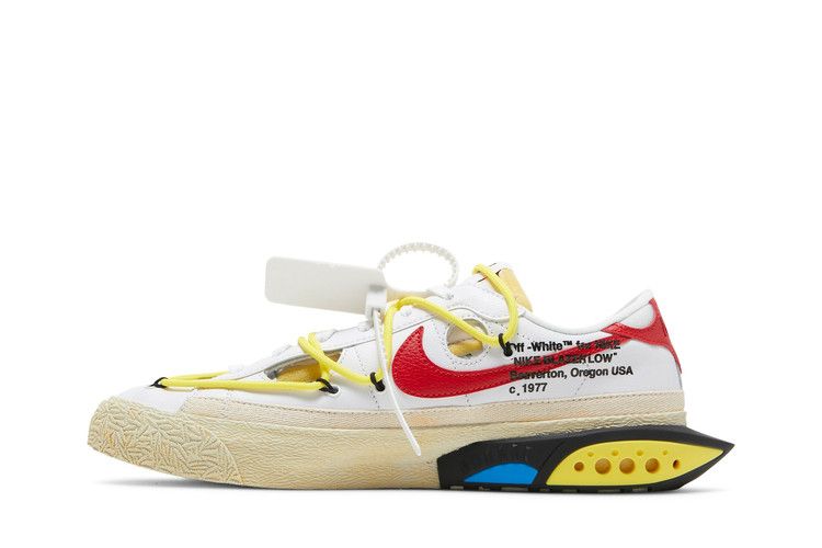 Off White x Nike Blazer Low White University Red