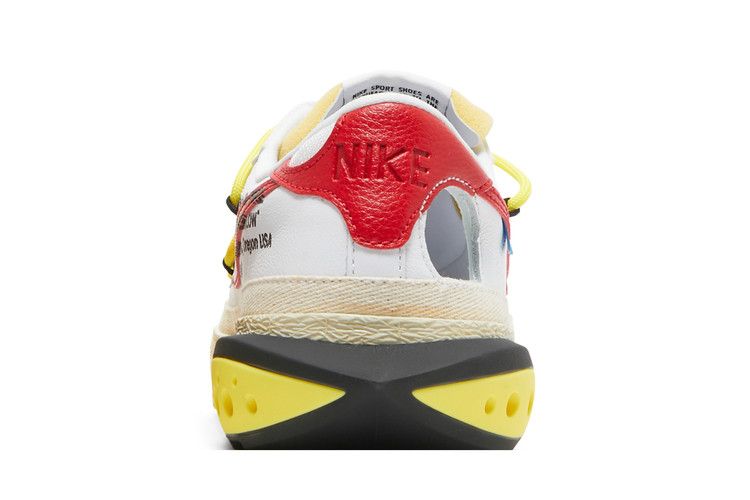 Off White x Nike Blazer Low White University Red