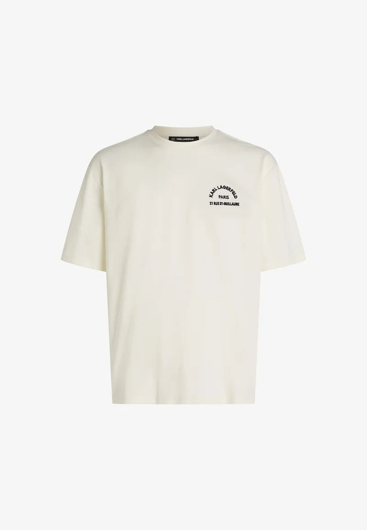 KARL LAGERFELD RUE ST-GUILLAUME - Print T-shirt - cannoli cream