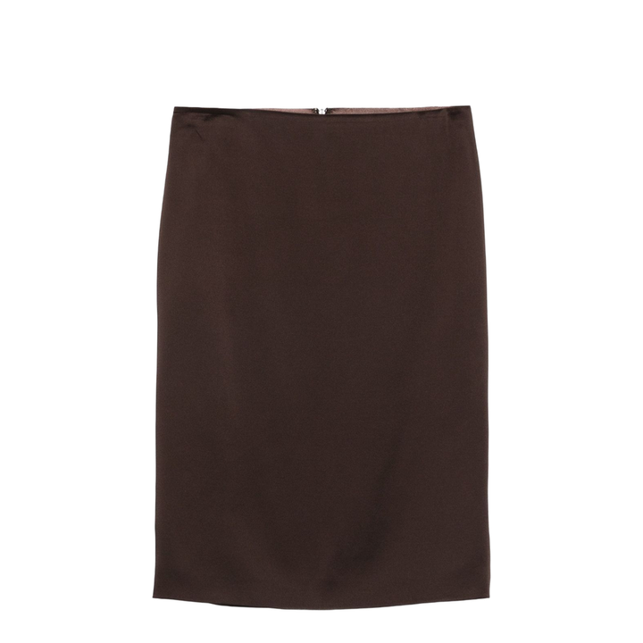 Satin Midi Skirt
