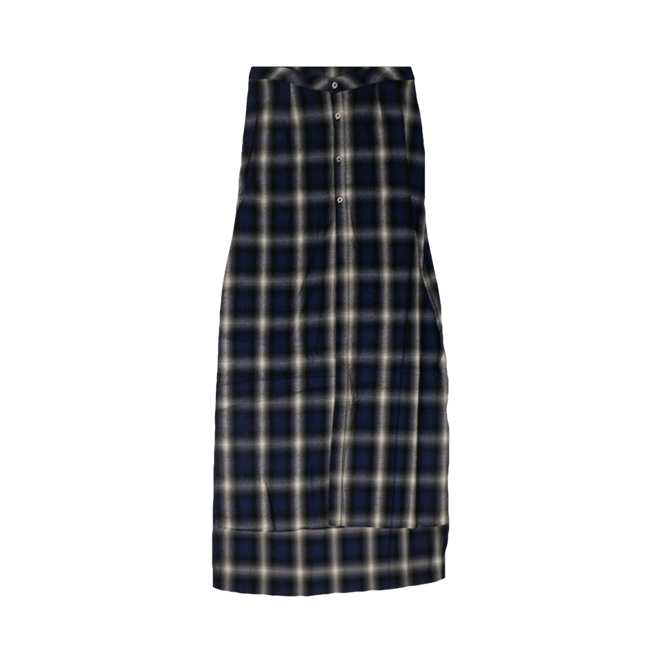 Amiri Flannel Star Skirt Black