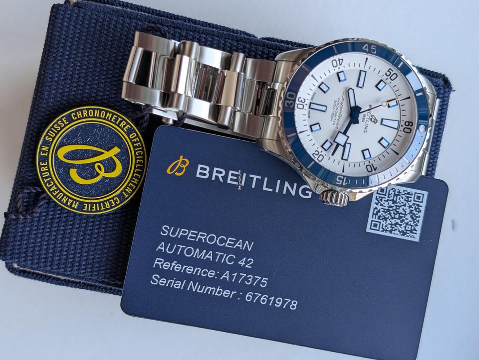 Breitling Superocean 42 Automatic 42 Brand New Full Set Warranty to November 2027