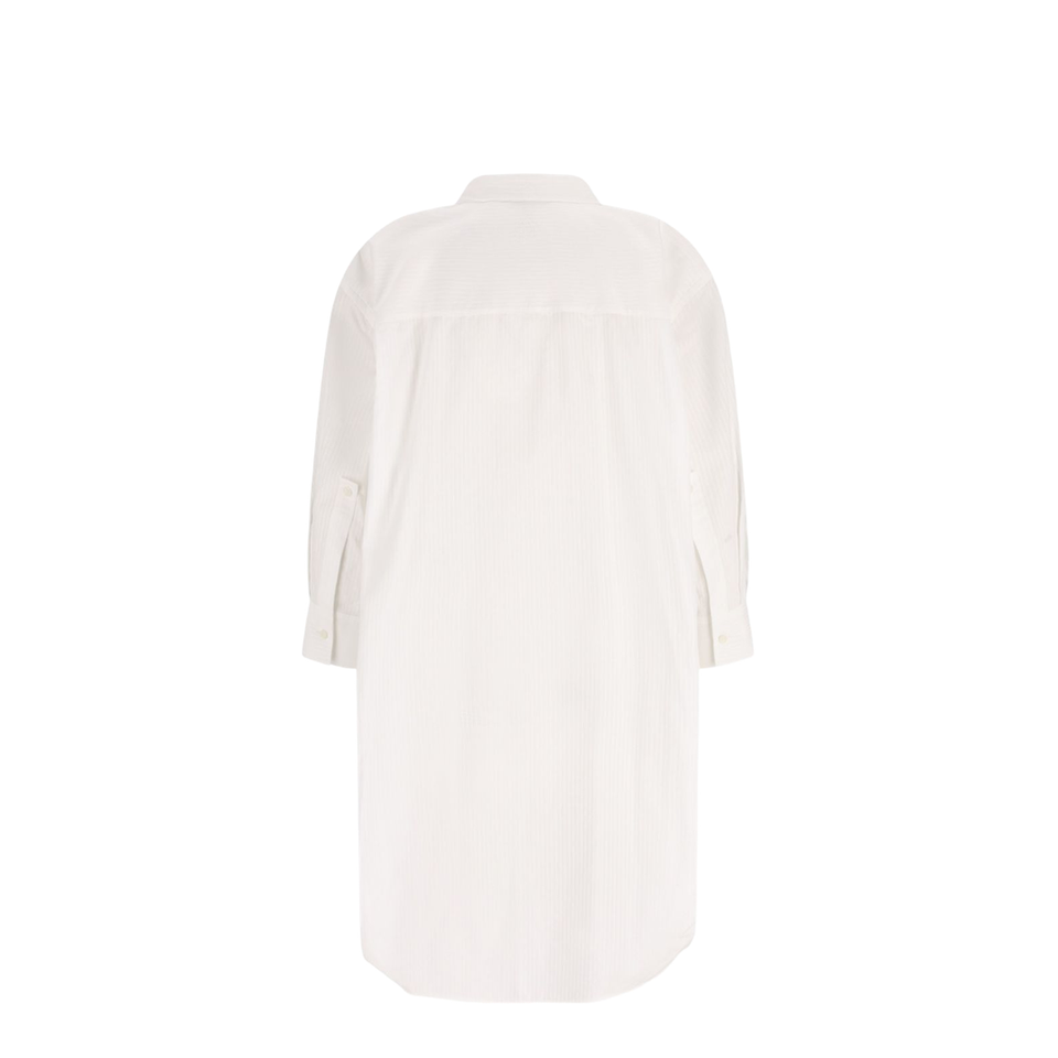 Draped Cotton Dress