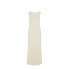 Ivory Wool Blend Dress