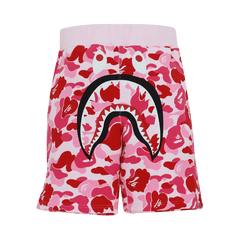 BAPE Big ABC Camo Shark Sweat Shorts Pink