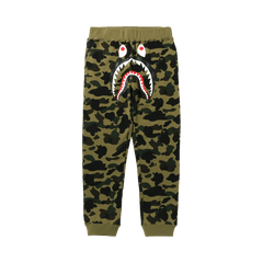 BAPE 1st Camo Shark Slim Sweatpants Green