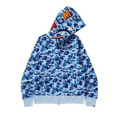 BAPE ABC Shark Full Zip Hoodie Blue