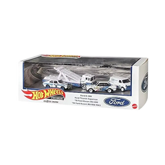 Hot Wheels Premium Collectors Ford Set White Blue