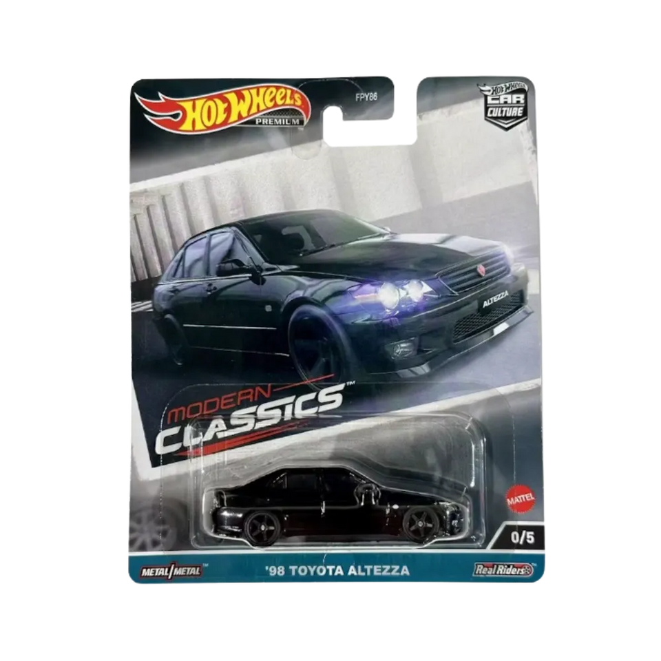 Hot Wheels Premium '98 Toyota Altezza Modern Classics Chase Black